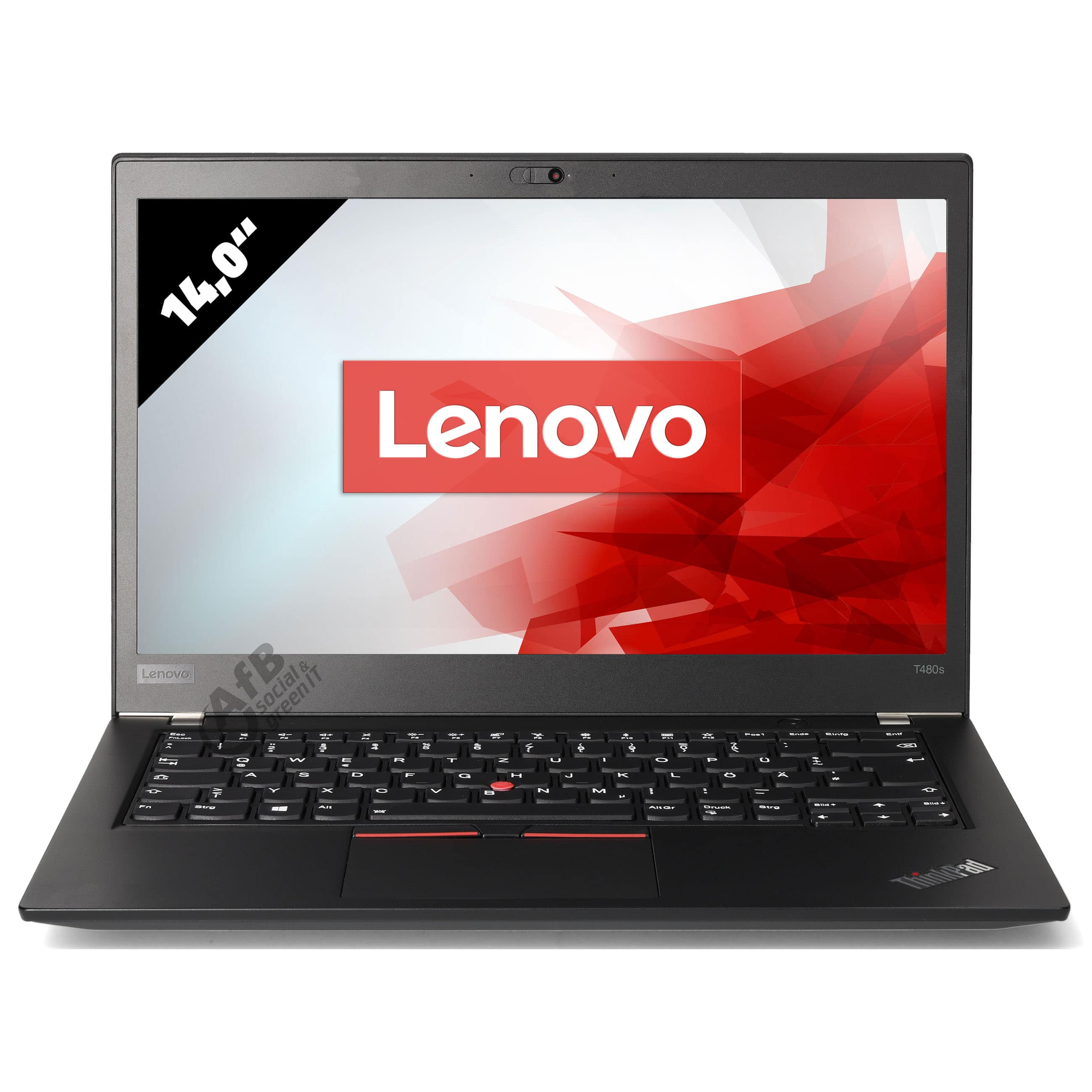 LENOVO ThinkPad T480s | 14,0 pouces - Intel Core i5 8350U @ 1,7 GHz - 16 GB DDR4 - 500 GB M.2 NvMe SSD - 1920 x 1080 FHD - Webcam - Windows 11 Professionnel