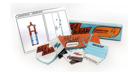 Kit de protection fourche ridewrap covered protection mtb mat clair Comme neuf -  reconditionné disponible sur Alltricks