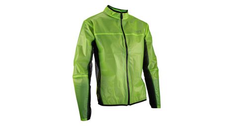 Veste impermeable leatt racecover lime vert
