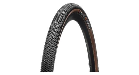 Pneu gravel hutchinson touareg 700 mm tubeless ready souple reinforced bi gomme flancs beiges tan - Comme neuf sur Alltricks
