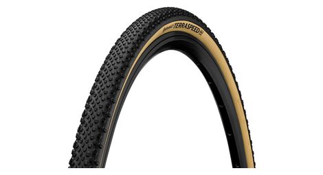 Pneu gravel continental terra speed 650b tubeless ready souple protection blackchili compound flancs cream e bike e25 - Comme neuf sur Alltricks