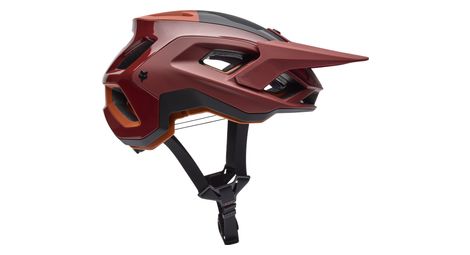 Casque vtt fox speedframe rs paranoid orange marron - Comme neuf sur Alltricks