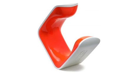 Support velo mural hornit clug m hybrid 33 42mm 1 3 1 75 blanc orange - Comme neuf sur Alltricks