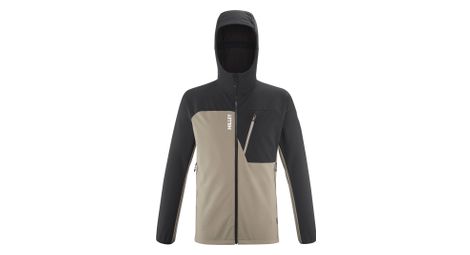 Veste softshell millet magma shield beige noir - Comme neuf sur Alltricks