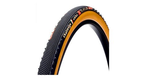 Pneu challenge almanzo pro hand made tubeless 700c x 33 gravel marron noir 700c x 33 - Comme neuf sur Alltricks
