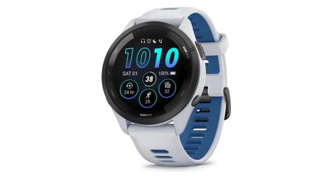 Montre garmin forerunner 265 blanc bleu - Comme neuf sur Alltricks