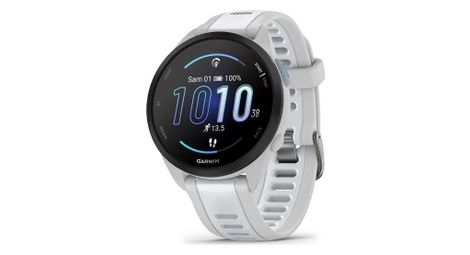 Montre de sport garmin forerunner 165 gris mist blanc whitestone - Comme neuf sur Alltricks
