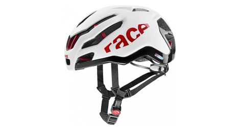 Casque uvex race 9 blanc rouge - Comme neuf sur Alltricks