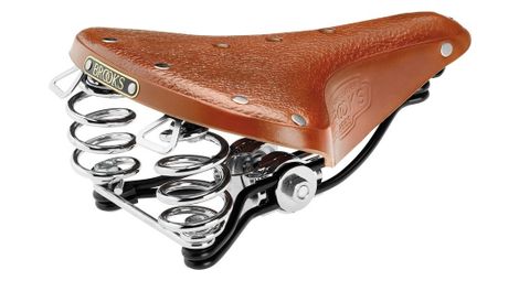 Brooks selle cuir b66 b281 marron miel - Comme neuf sur Alltricks