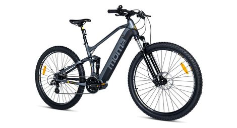 Vtt electrique vae emtb 29 moteur central full suspension shimano altus 8 vitesses et freins a disque hydraulique batterie integree ion lithiu - Comme neuf sur Alltricks