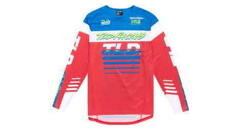 Maillot manches longues troy lee designs sprint rouge bleu