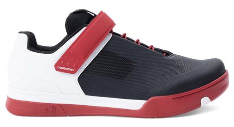 Chaussures vtt crankbrothers mallet speedlace rouge noir blanc edition limitee - Comme neuf sur Alltricks