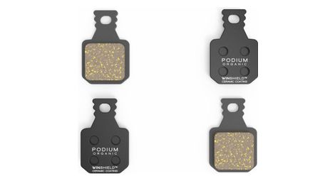 Paire de plaquettes amp podium magura mt5 mt7 revetement ceramic organique