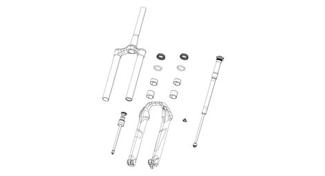 Cartouche d air rockshox boxxer 38mm