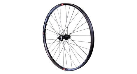 Roue vtt 27 5  plus trucky 35 disc arriere noir moy centerlock mt400 11 10v   tubeless et tubetype  pour axe traversant 12 148  pour pneu 27 5x2 20 2