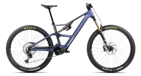 Vtt electrique tout suspendu orbea rise lt m10 shimano deore xt slx 12v 420 wh 29 bleu tanzanite carbon view 2025