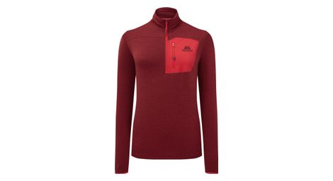 Polaire femme mountain equipment lumiko zip t rouge