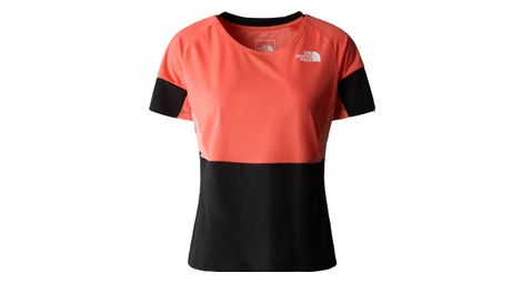 T shirt femme the north face bolt tech orange noir