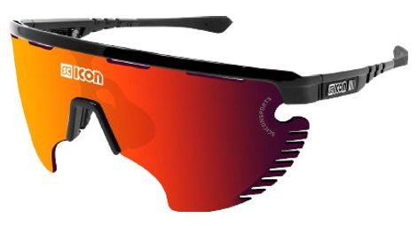Lunettes scicon aerowing lamon noir brillant rouge miroir - Comme neuf sur Alltricks