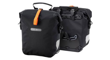 Paire de sacoches de porte bagages ortlieb gravel pack 25l noir