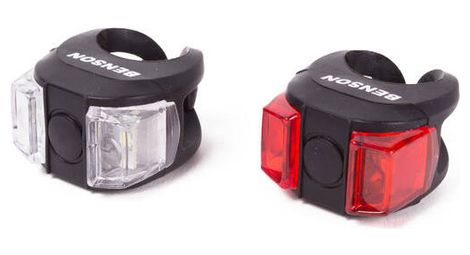 Kit d eclairage pour velo silicone feu avant et feu arriere led