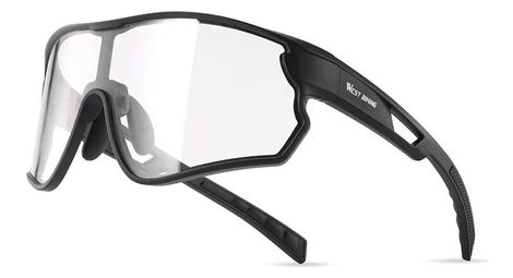 Lunettes de velo photochromiques anti vent   noir