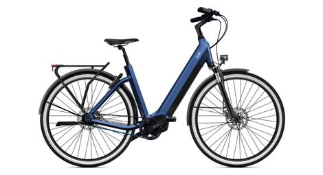 Velo de ville electrique o2 feel iswan city boost 7 1 univ shimano nexus 5v 540wh 700 mm bleu