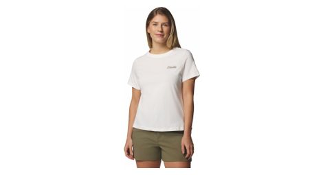 T shirt femme columbia graphique rolling bend blanc