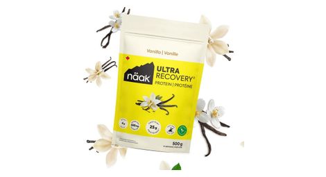 Boisson de recuperation naak ultra recovery protein vanille   500g - Comme neuf sur Alltricks