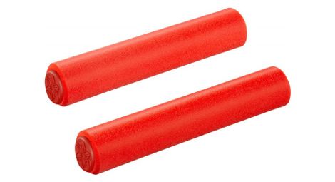 Paire de grips supacaz siliconez xl rouge fluo - Comme neuf sur Alltricks