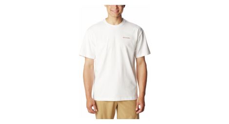 T shirt manches courtes columbia burnt lake blanc - Comme neuf sur Alltricks