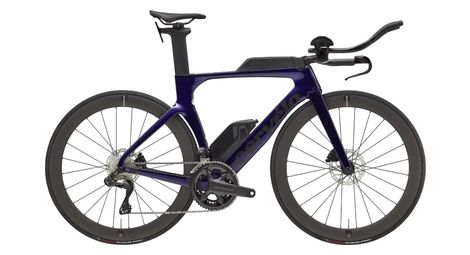 Velo de triathlon cervelo p series shimano ultegra di2 12v 700 mm deep blue sunset   bleu