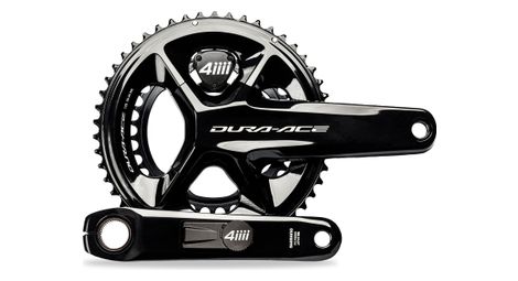 Pedalier capteur de puissance 4iiii precision 3 pro dual side shimano dura ace fc r9200 52 36 dents 12v noir - Comme neuf sur Alltricks