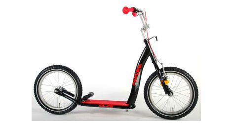 Volare scooter garcons et filles 16 pouces noir rouge