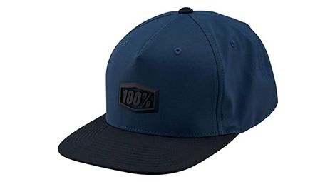 Casquette snapback entreprise 100  bleu   noir