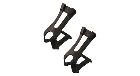 Cale pieds vtt resine double branche pour courroie l xl noir pr