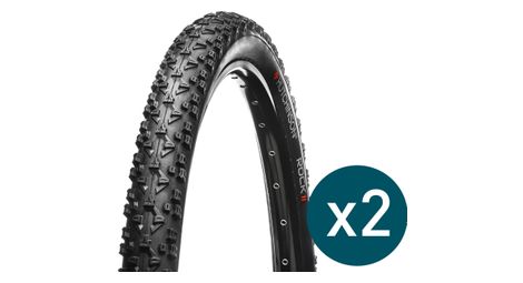 Lot de 2 pneus vtt hutchinson rock ii 26 tubetype rigide noir - Comme neuf sur Alltricks