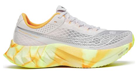Chaussures Running Saucony Endorphin Pro 4 Gris/Orange Femme