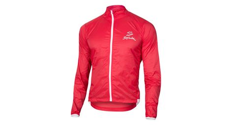 Veste coupe vent spiuk anatomic rouge - Comme neuf sur Alltricks