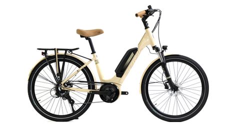Velo de ville electrique granville e urban 30 unisex shimano tourney altus 7v 500 wh 700 mm beige ivory