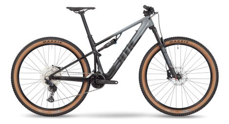 Vtt electrique tout suspendu bmc fourstroke amp lt three shimano slx 12v 360 wh 29 gris iron noir