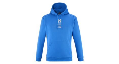 Sweatshirt millet compagnie des guides chamonix bleu homme
