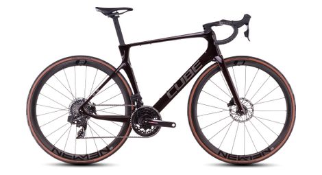 Velo de route cube agree c 62 slx sram force etap axs 12v 700 mm rouge liquid 2025