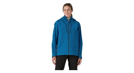 Veste impermeable patagonia triolet bleu femme