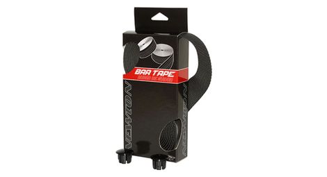 Ruban de guidon newton porotex anti transpiration noir avec bouchons