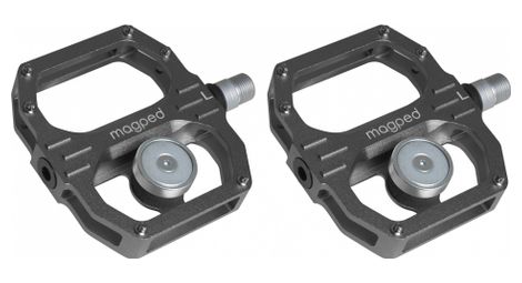 Paire de pedales magnetiques magped sport 2 aimant 200 gris - Comme neuf sur Alltricks