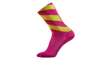 Chaussettes gore wear essential signal rose jaune