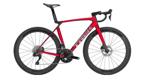 Velo de route trek madone sl 6 shimano 105 di2 12v 700 mm rouge gen  8