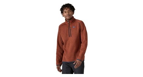 Polaire patagonia better sweater 1 4 zip rouge