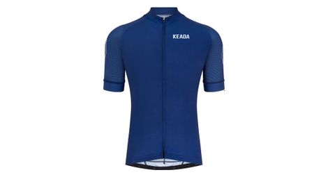 Maillot de cyclisme homme essentiel a manches courtes   marine